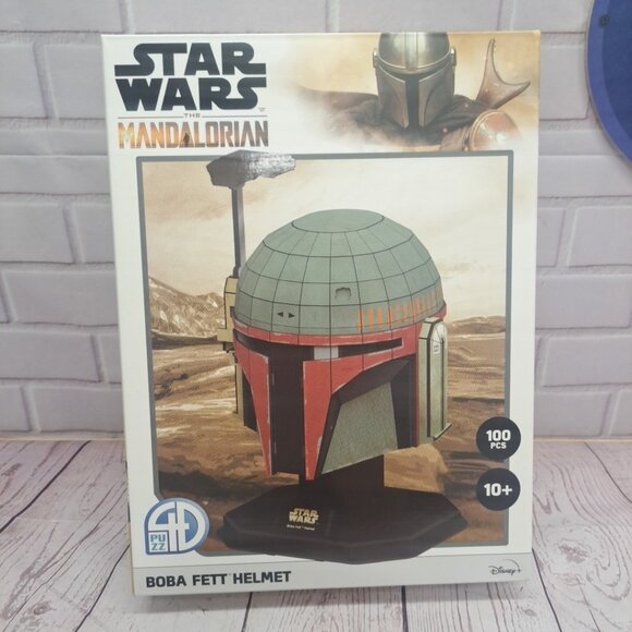 Star Wars Other - Star Wars Boba Fett Helmet 4D Puzzle, 100 Piece - Sealed Box